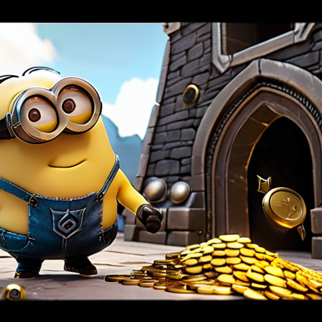 **

A League of Legends champion last-hitting a minion under tower. Focus on the timing and animation of the last hit. Include gold coins visually representing the gold earned.

**