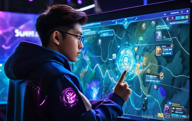 리그 오브 레전드 랭크 티어 분석 - **Prompt 2: Celebratory Teamwork in the 2025 Season** "A diverse group of three young adults (18...