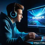 Home 22 LOL 한정판 스킨 입수 방법 - **Prompt:** A young, enthusiastic gamer, fully clothed in comfortable everyday wear like a hoodie an...