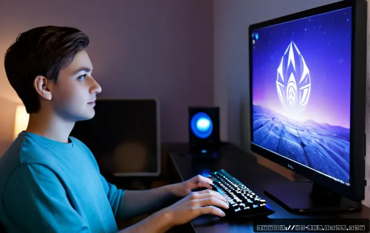 리그 오브 레전드 AP 챔피언 아이템 선택 - Photorealistic gaming desk scene in a cozy modern German apartment, focused young adult player selec...